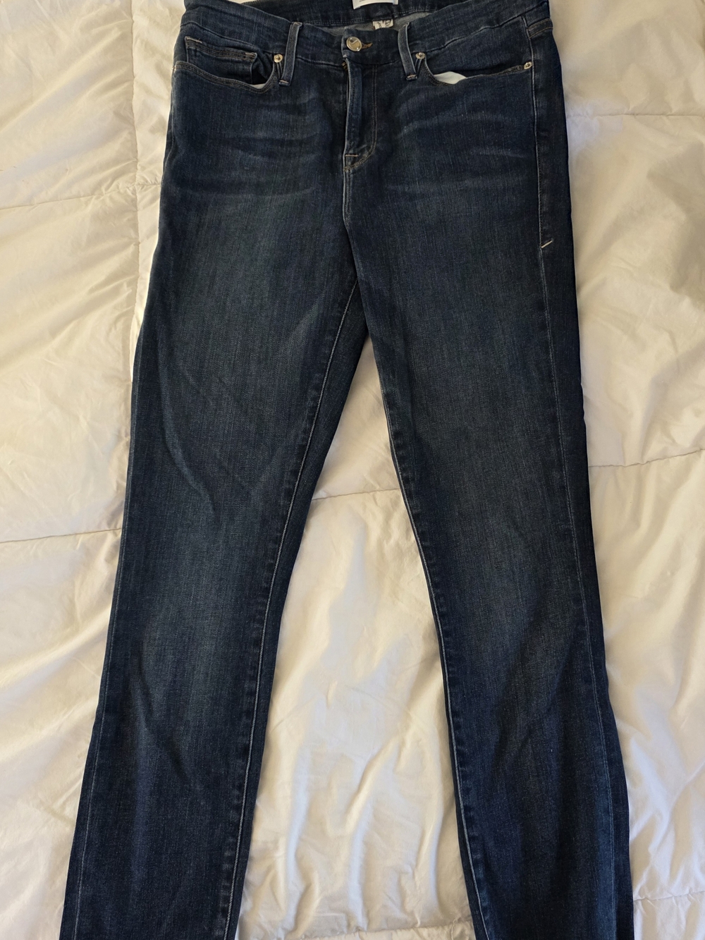 Good American Good Legs Dark Indigo Skinny Jeans